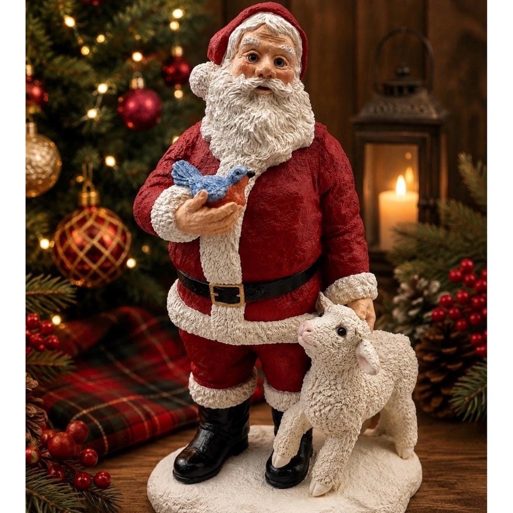 1988 United Design Legend of Santa Claus Suzan Bradford Christmas Figurine‎ COA